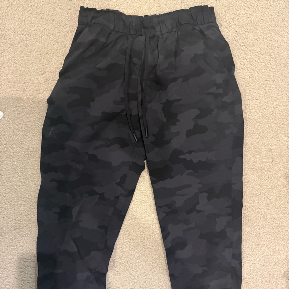 Lululemon Black Camouflage Joggers